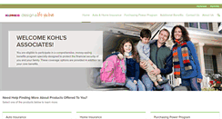 Desktop Screenshot of kohlsvoluntarybenefits.com